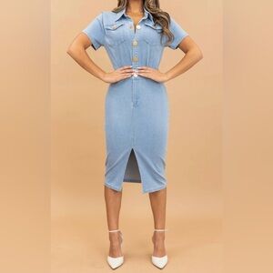 Make It Sexy Denim Dress